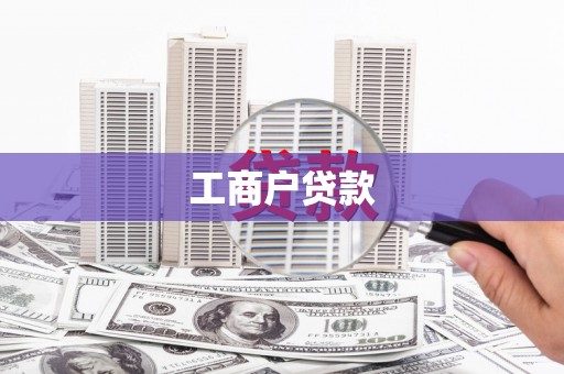 汉南工商户贷款
