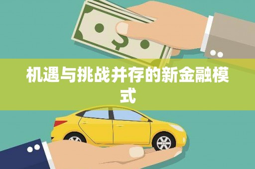 汉南机遇与挑战并存的新金融模式