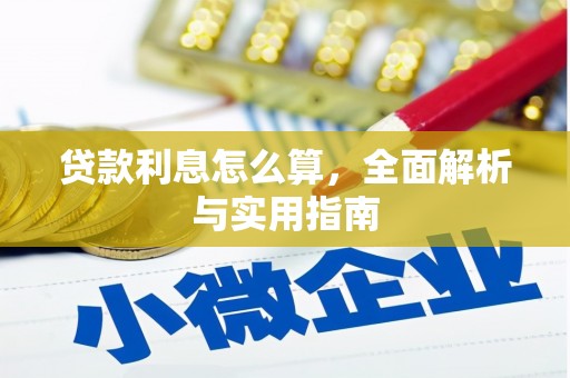 汉南贷款利息怎么算，全面解析与实用指南