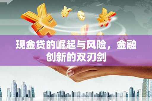 汉南现金贷的崛起与风险，金融创新的双刃剑