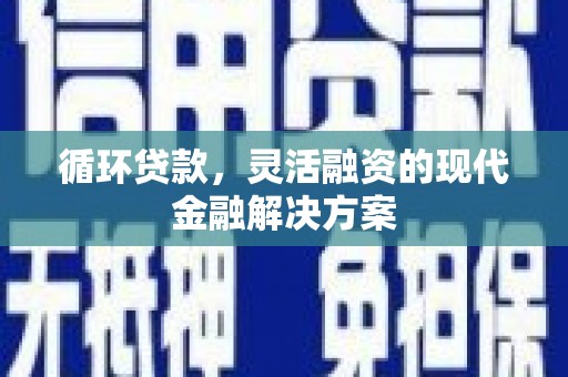 汉南循环贷款，灵活融资的现代金融解决方案