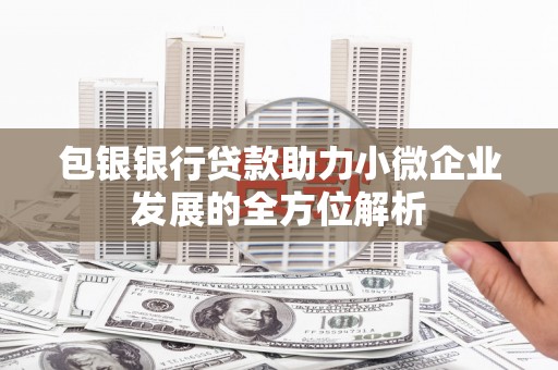 汉南包银银行贷款助力小微企业发展的全方位解析