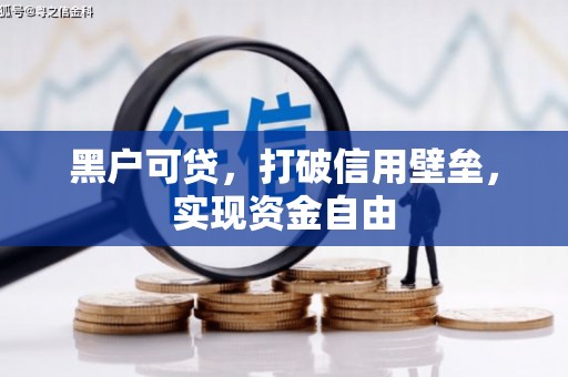汉南黑户可贷，打破信用壁垒，实现资金自由