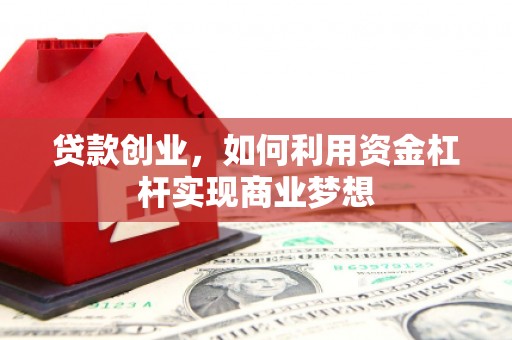 汉南贷款创业，如何利用资金杠杆实现商业梦想