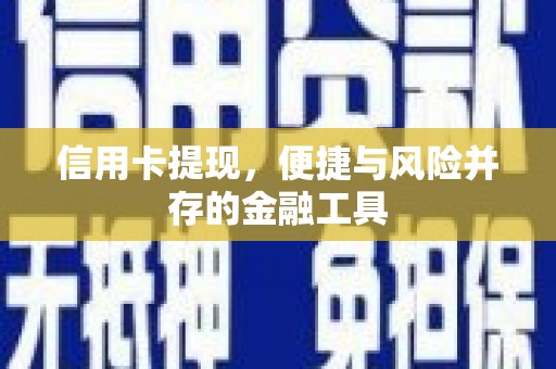 汉南信用卡提现，便捷与风险并存的金融工具