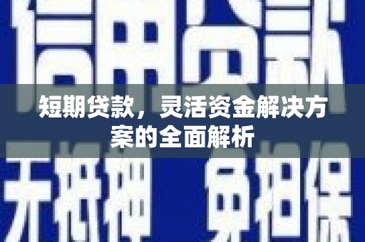 汉南短期贷款，灵活资金解决方案的全面解析