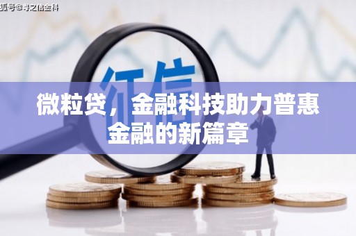 汉南微粒贷，金融科技助力普惠金融的新篇章