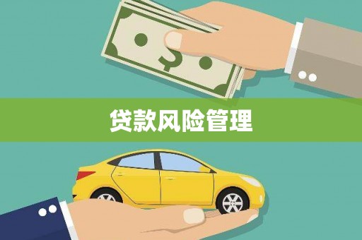 汉南贷款风险管理