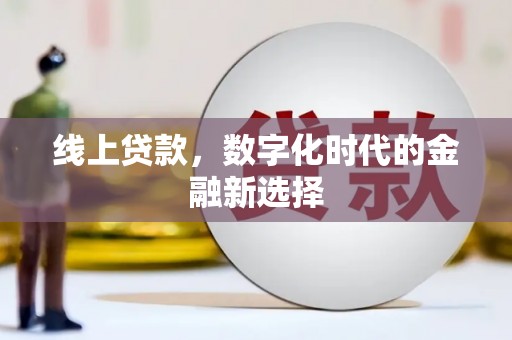 汉南线上贷款，数字化时代的金融新选择