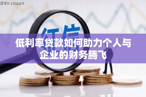 汉南低利率贷款如何助力个人与企业的财务腾飞
