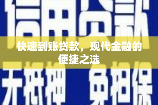 汉南快速到账贷款，现代金融的便捷之选