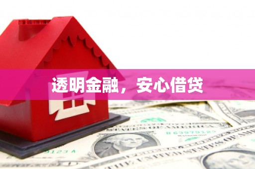 汉南透明金融，安心借贷