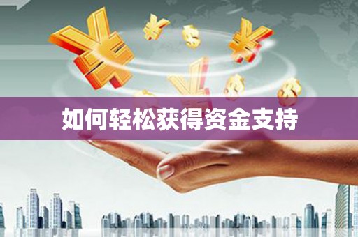汉南如何轻松获得资金支持