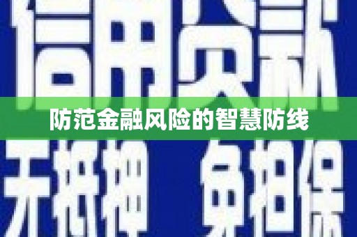 汉南防范金融风险的智慧防线