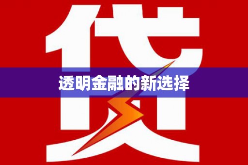 汉南透明金融的新选择