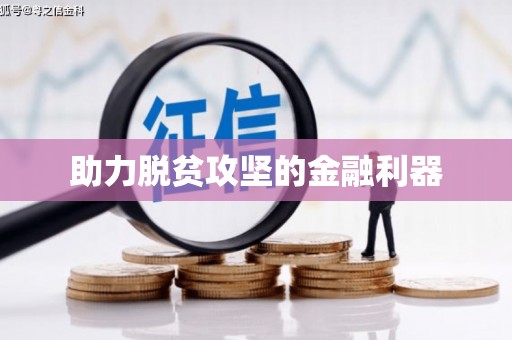 汉南助力脱贫攻坚的金融利器